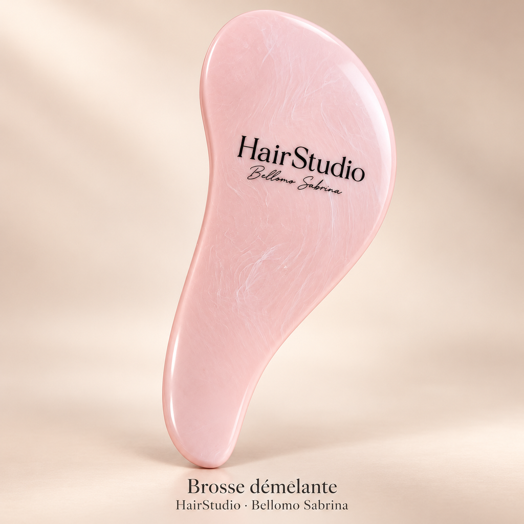 Brosse HairStudio rose clair